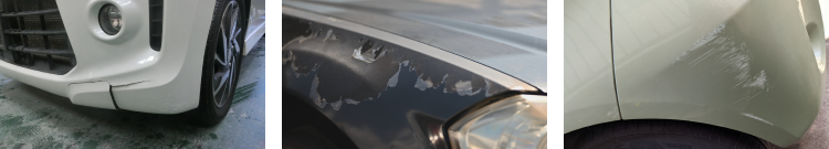 ヒビ・割れ・塗装ハゲ